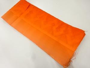 縞に抽象模様織出し浴衣帯